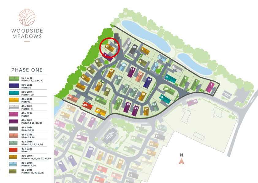 Woodside-Meadows-Site-Map-PHASE-1-Plot-13