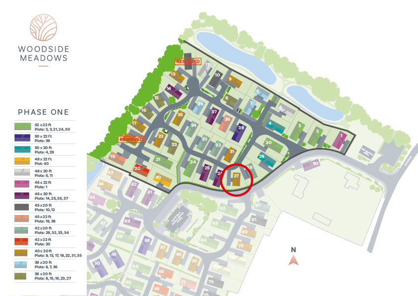 Woodside-Meadows-Site-Map-PHASE-1-Plot-27
