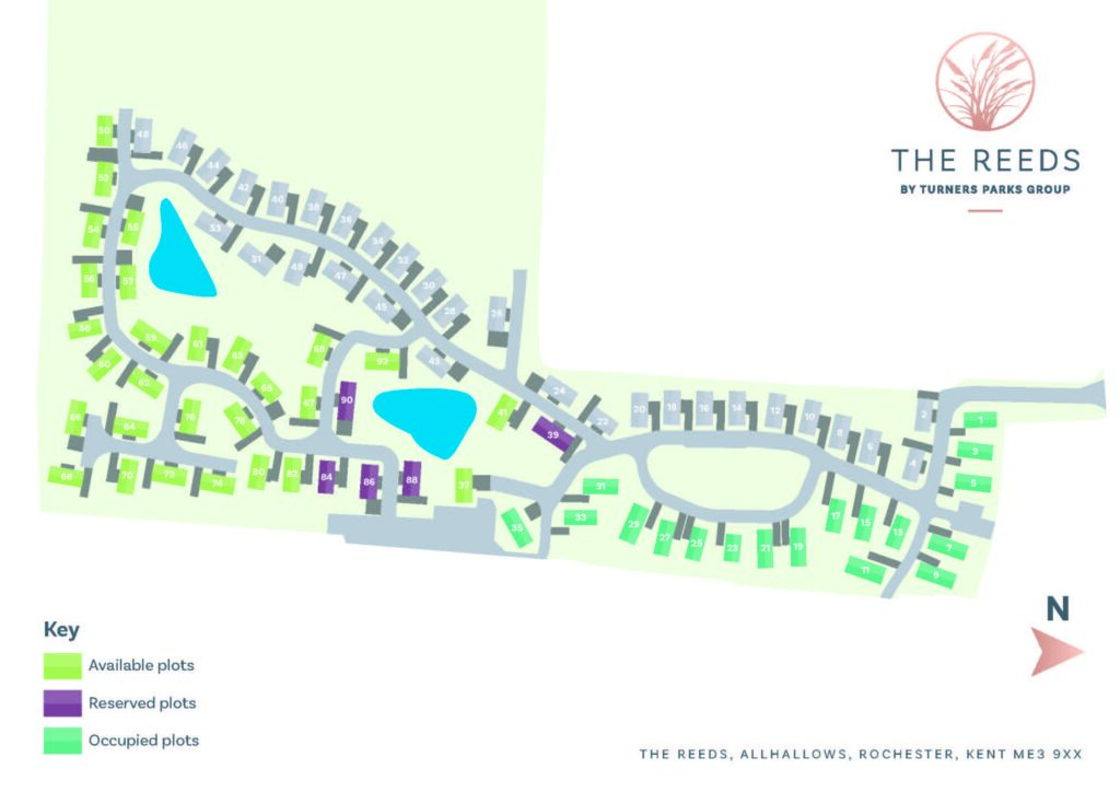 The Reeds Park Map July 2026