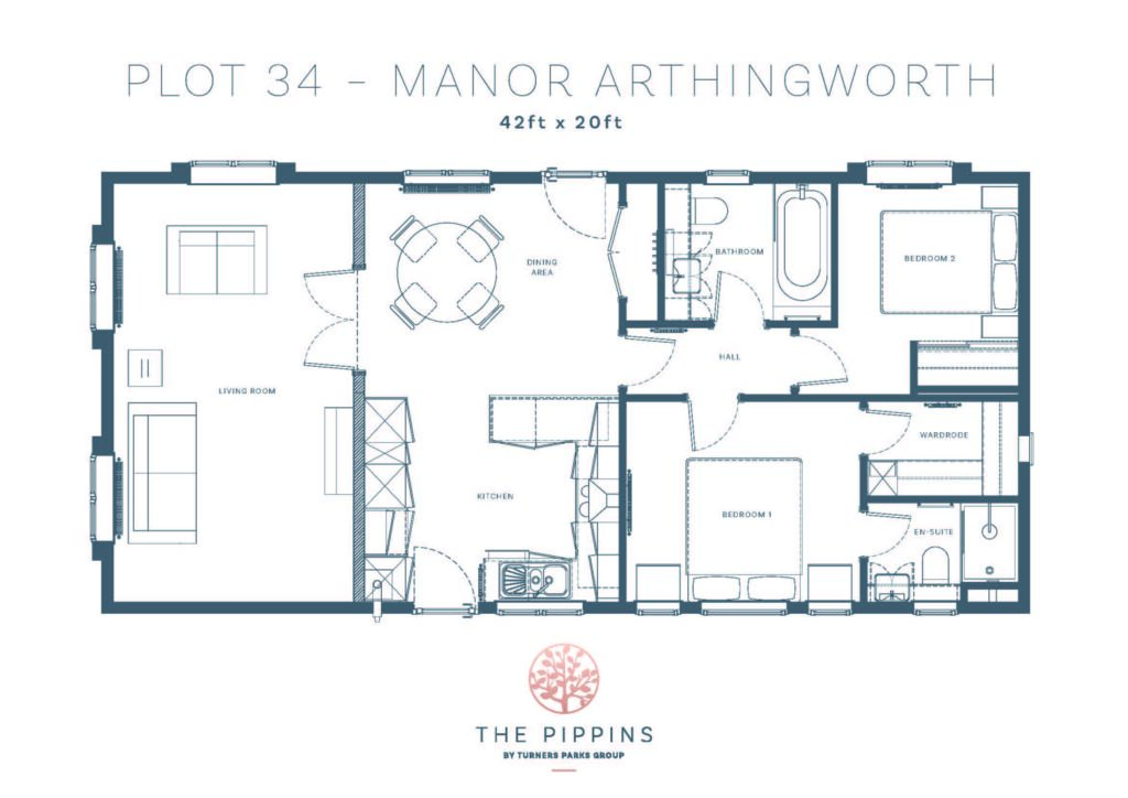 34 The Pippins Manor Arthingworth 42x20ft