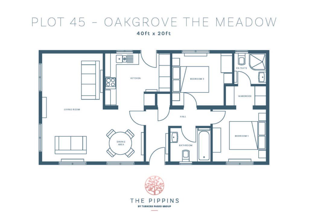 45 The Pippins Oakgrove The Meadow 40x20ft